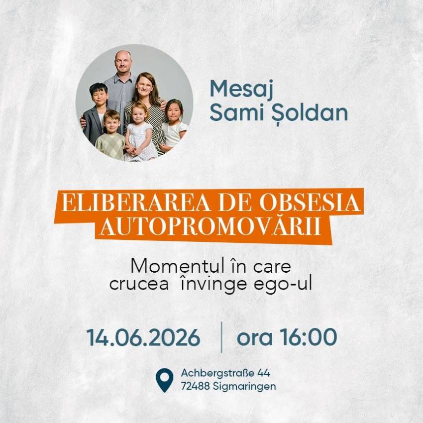 Sami Șoldan la Biserica Creștină după Evanghelie Sigmaringen