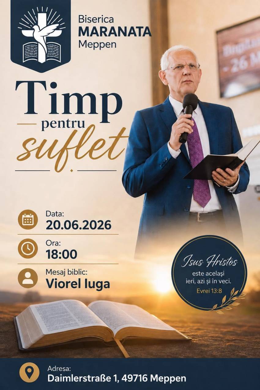 Viorel Iuga la Biserica Maranata Meppen