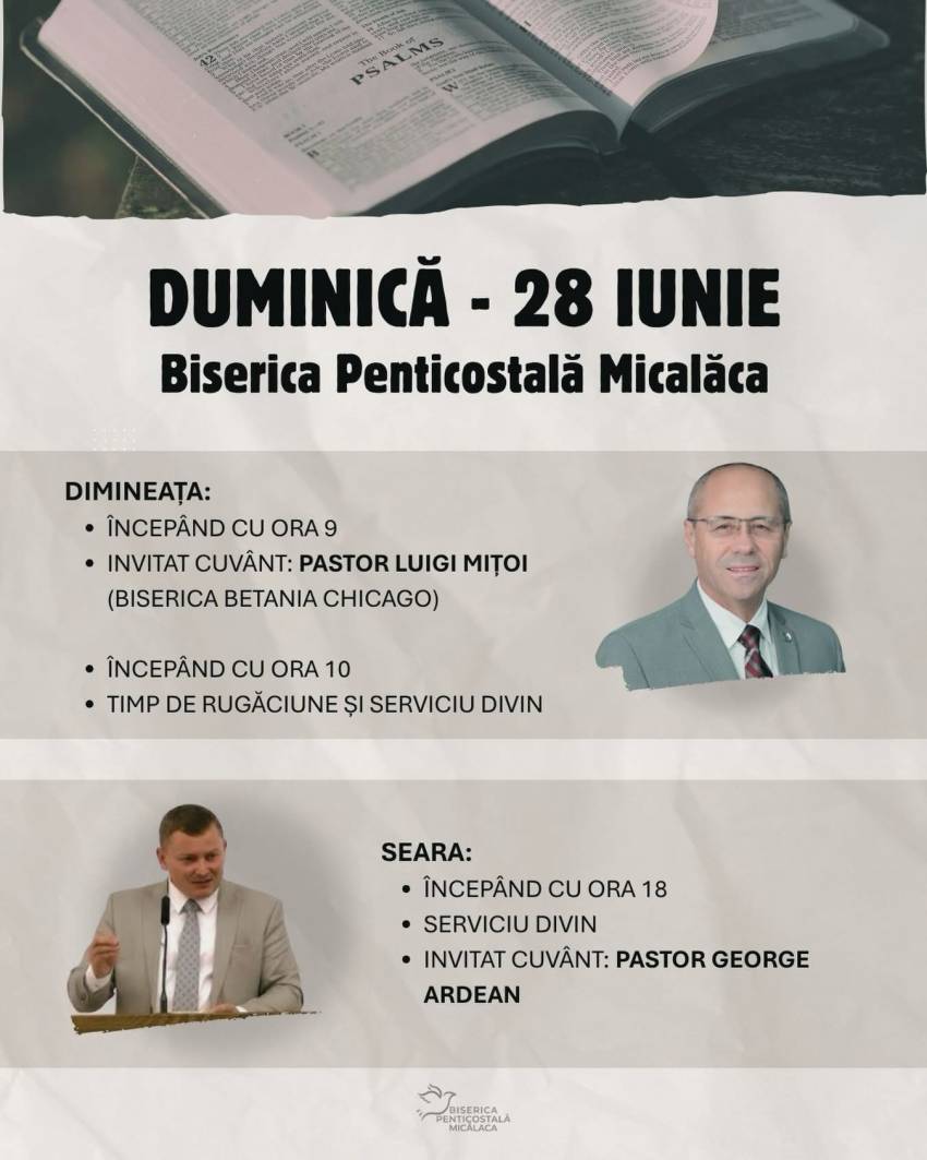 Luigi Mițoi la Biserica Micălaca Arad