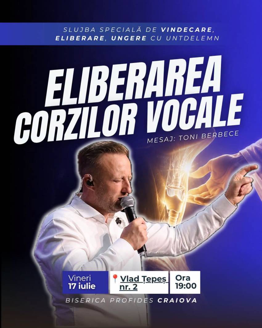 Tony Berbece la Biserica Profides Craiova