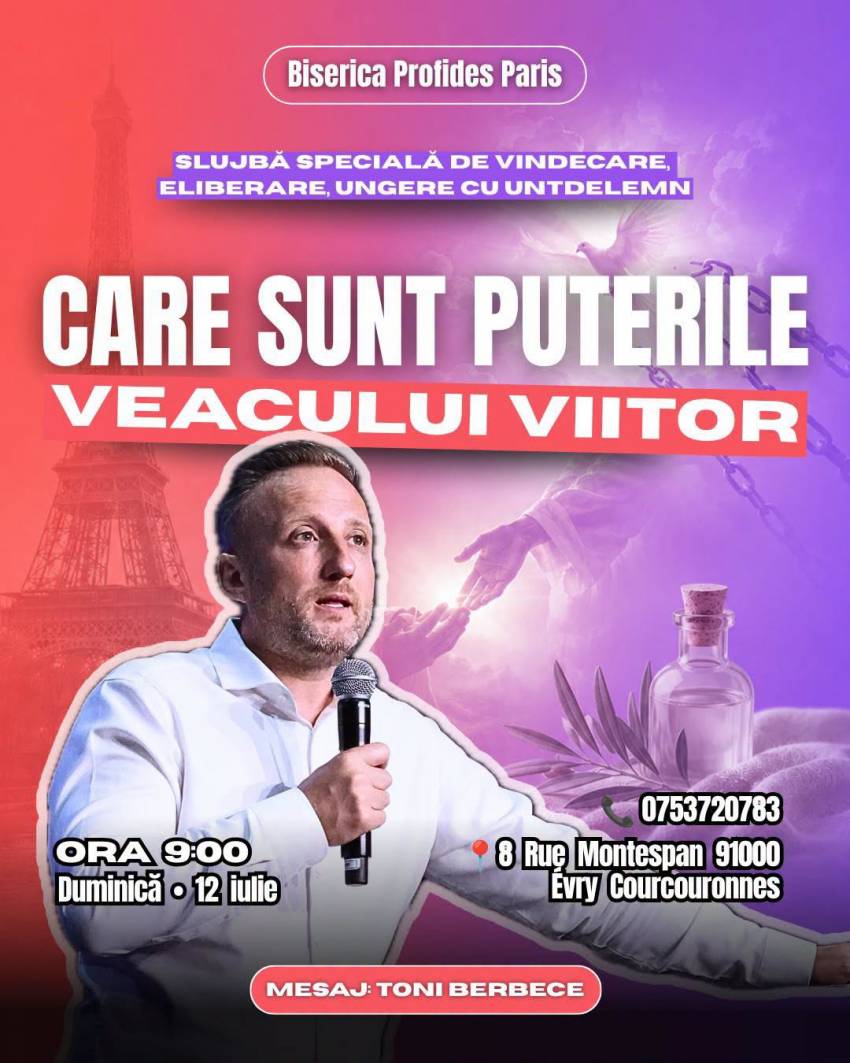 Tony Berbece la Biserica Profides Paris