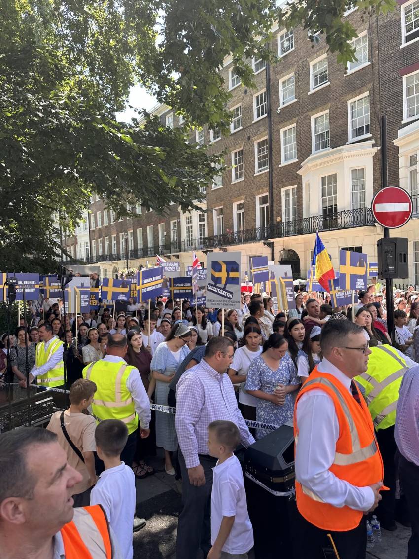 Nelu Filip ◉ DISCURS LA MITINGUL DE SOLIDARITATE CU FAMILIA SAMSON – LONDRA 