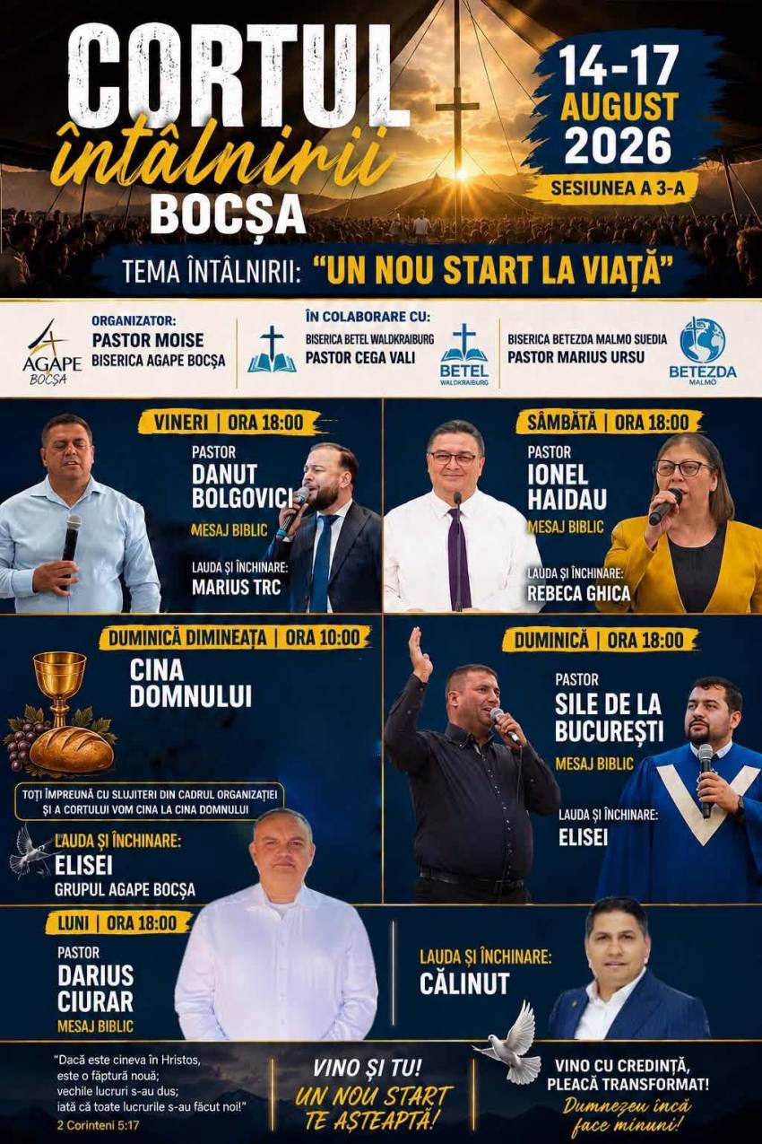 Cortul Întâlnirii la Bocșa