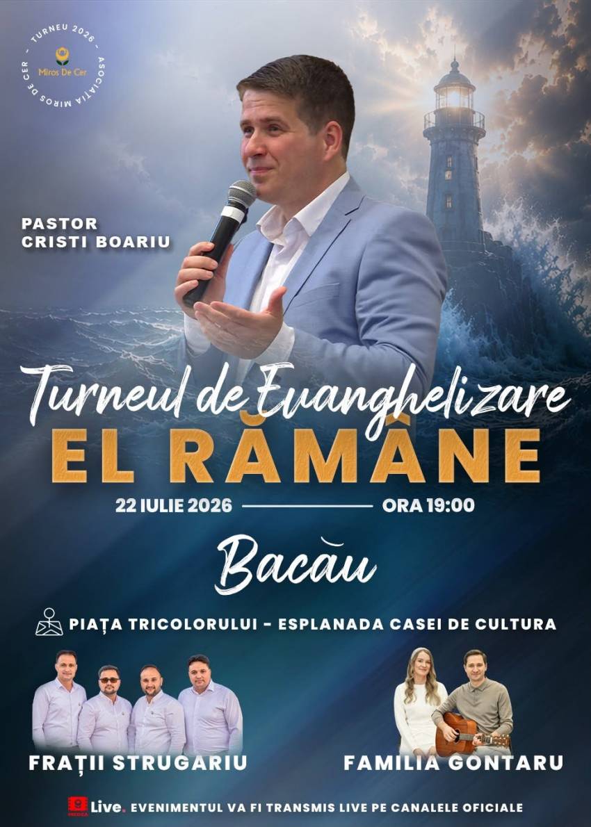 Evanghelizare cu Cristi Boariu în Bacău