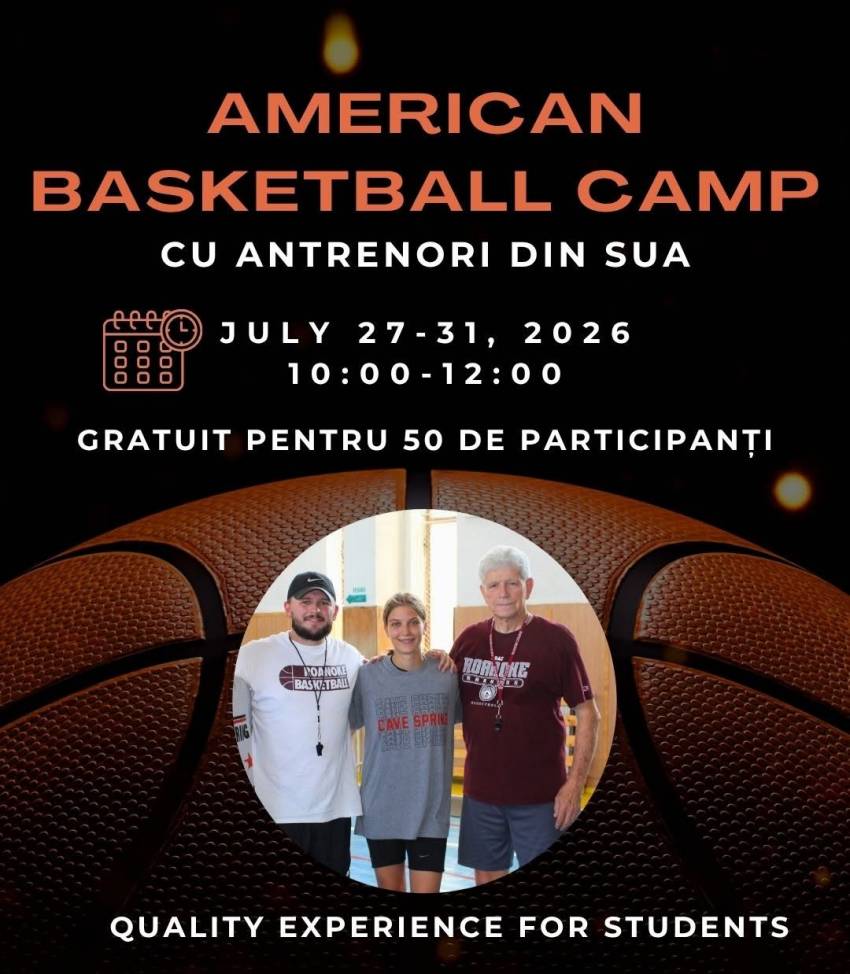Tabără Americană de Baschet la Craiova