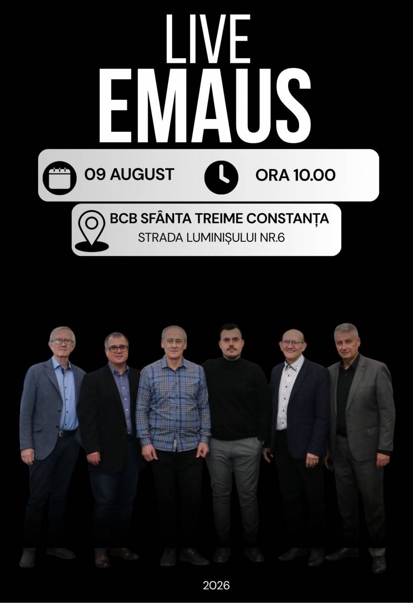 Trupa Emaus la Biserica Sfânta Treime Constanța