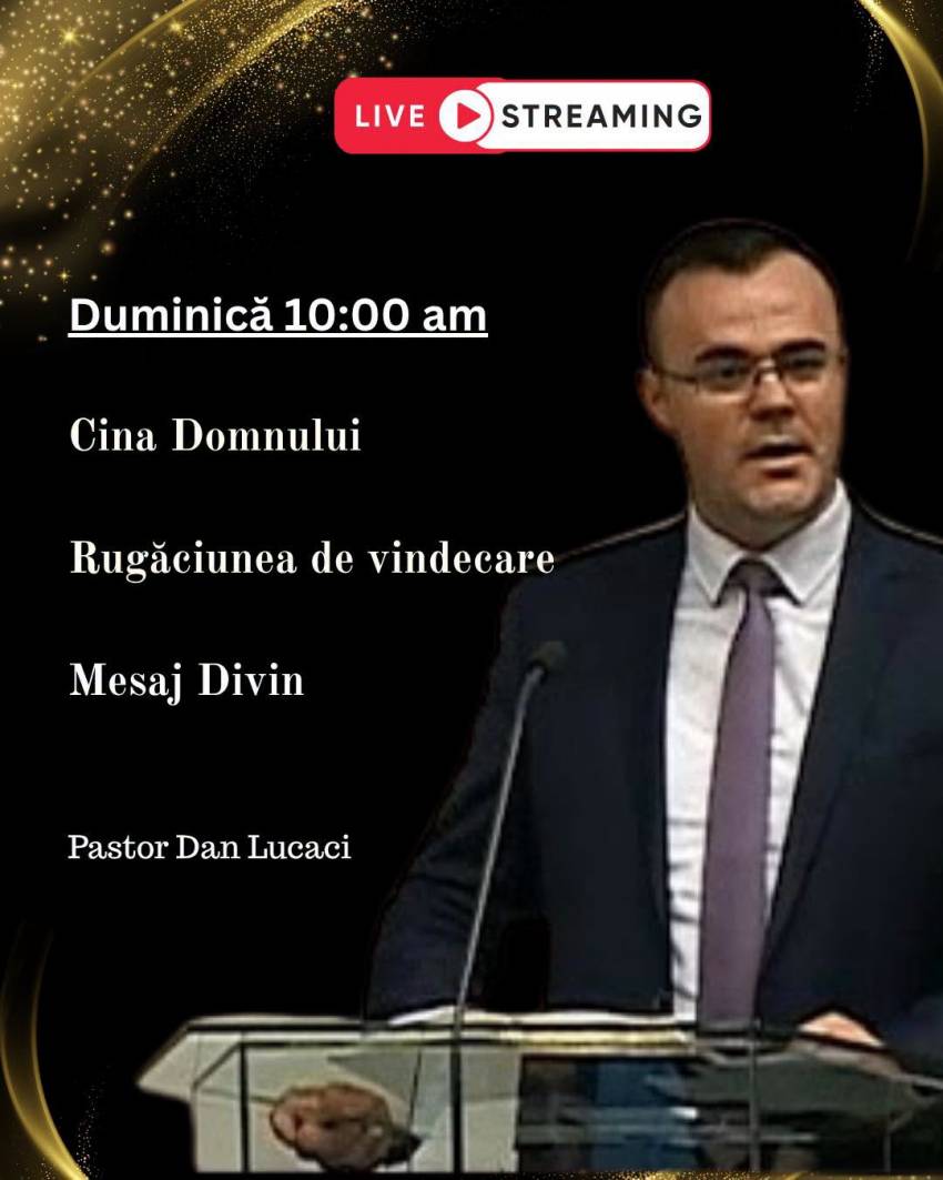 Dan Lucaci la Biserica Peniel Londra