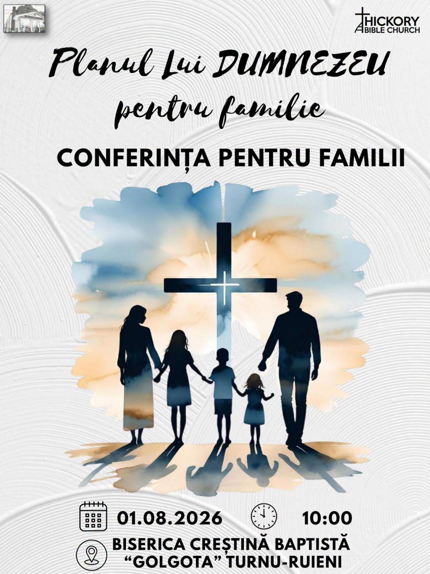 Conferință pentru familii la Biserica Golgota Turnu Ruieni