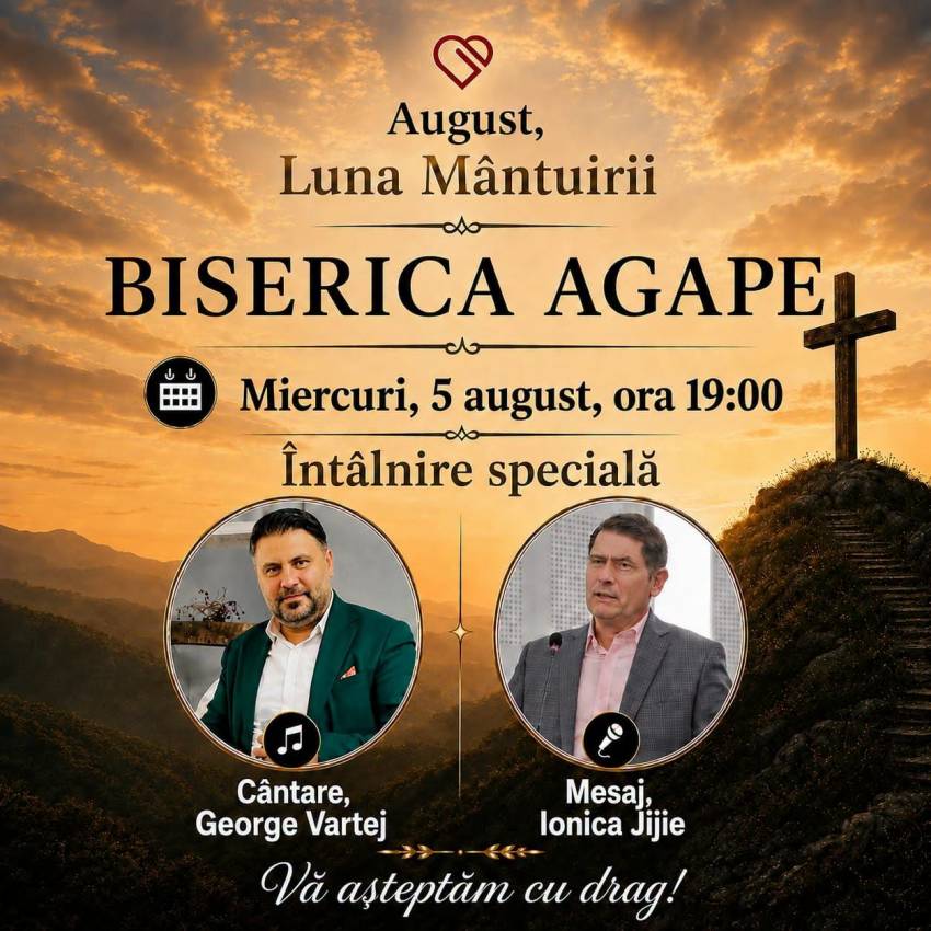 Ionică Jijie la Biserica Agape Bistrița