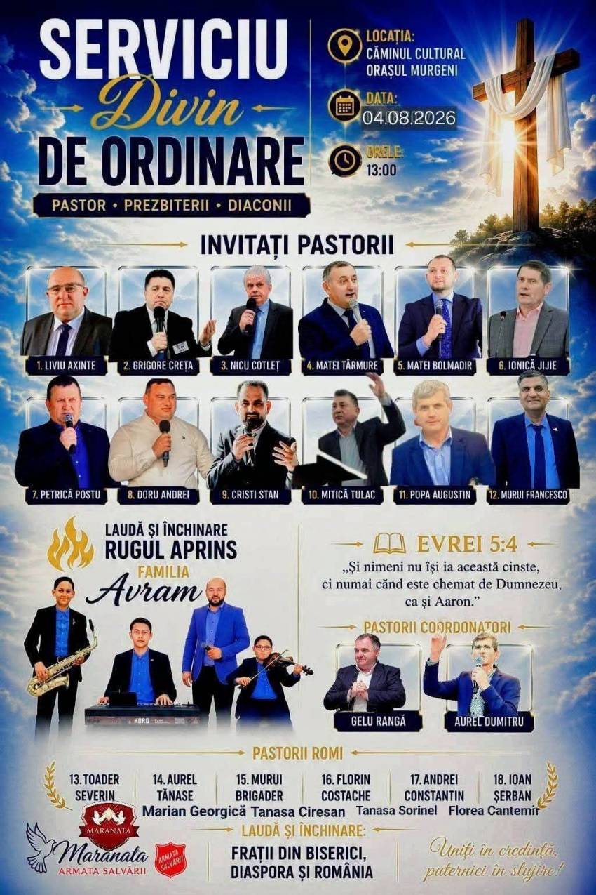 Servicii de ordinare la Căminul Cultural Murgeni