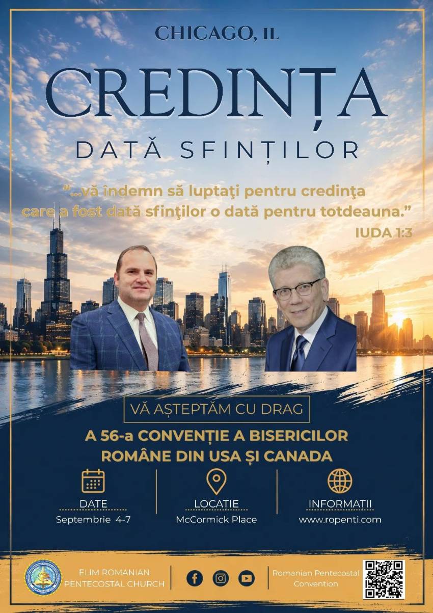 A 56-a Convenție a Bisericilor Penticostale Române din SUA și Canada