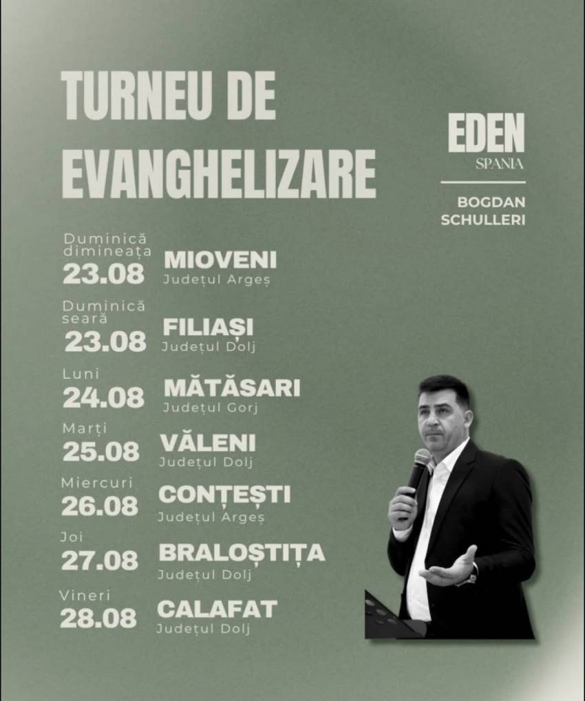 Bogdan Schulleri - Turneu de evanghelizare