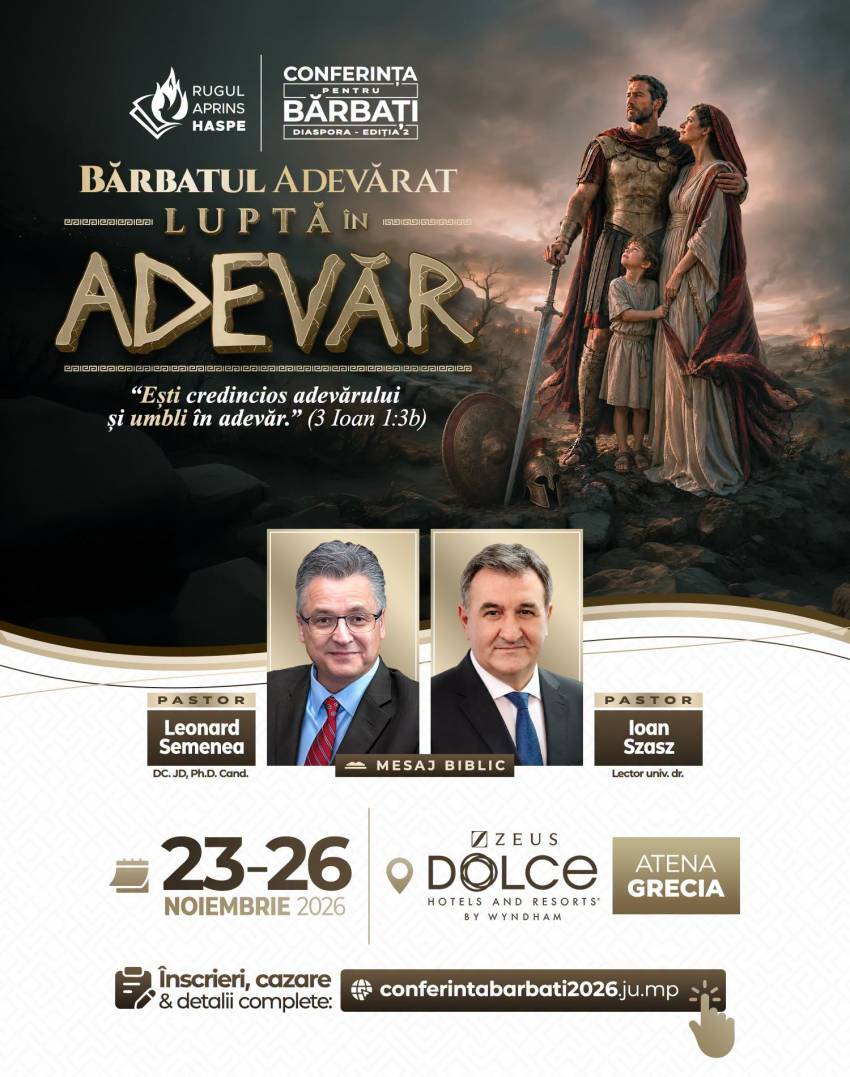 Conferință pentru bărbați la Atena