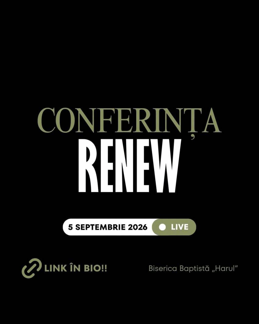 Conferința RENEW la Biserica Harul Moldova Veche