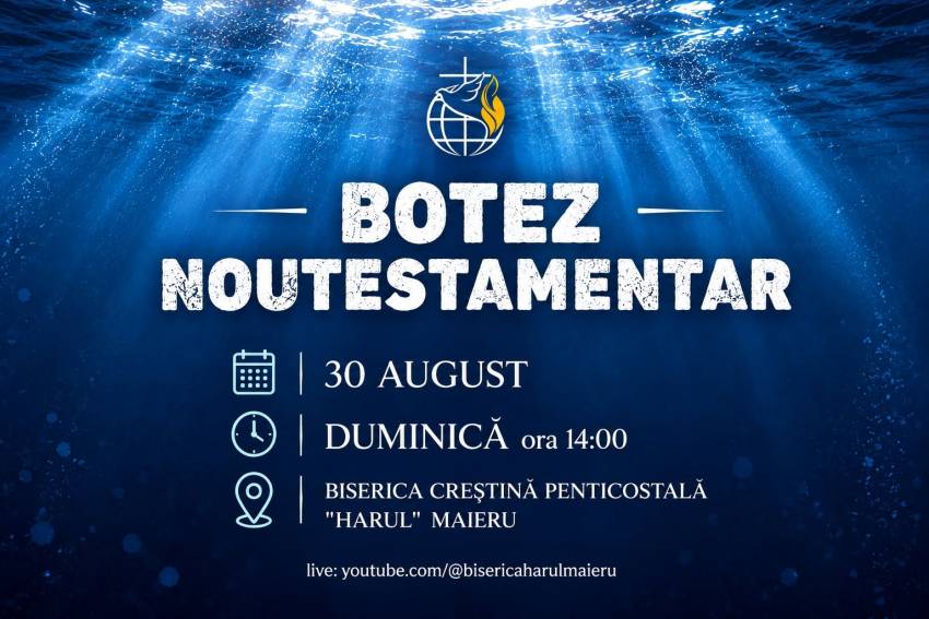 Botez la Biserica Harul Maieru