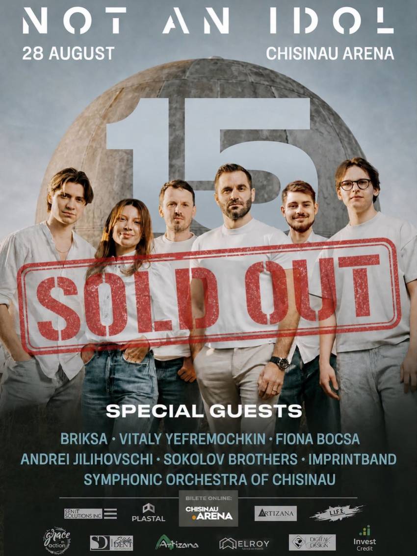 Not an Idol pe Arena Chișinău