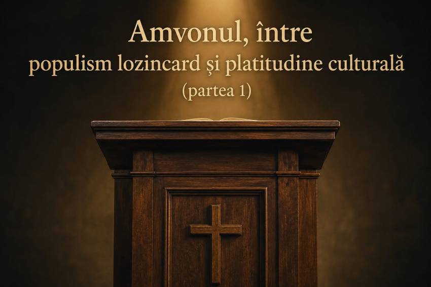 Costel Ghioancă ◉ Amvonul, între populism lozincard și platitudine culturală (partea 1)