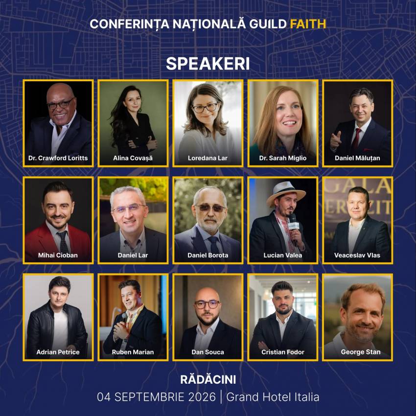 Conferința Națională Guild Faith „Rădăcini” la Cluj-Napoca
