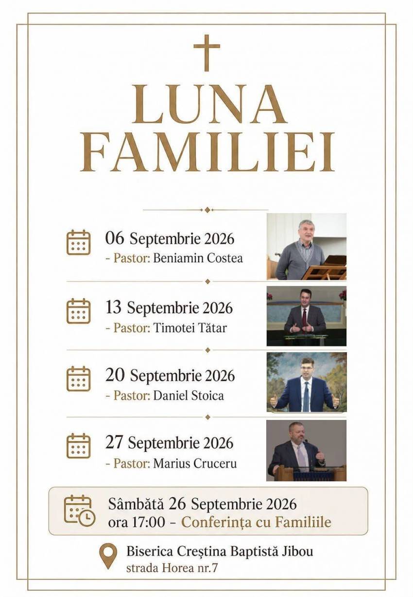 Luna Familiei la Biserica Baptistă Jibou