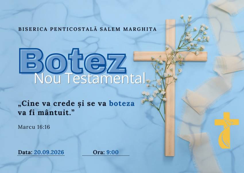 Botez la Biserica Salem Marghita 