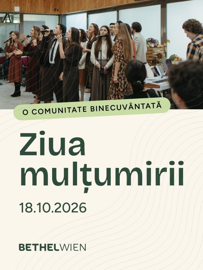 Sărbătoarea Mulțumirii la Biserica Bethel Viena