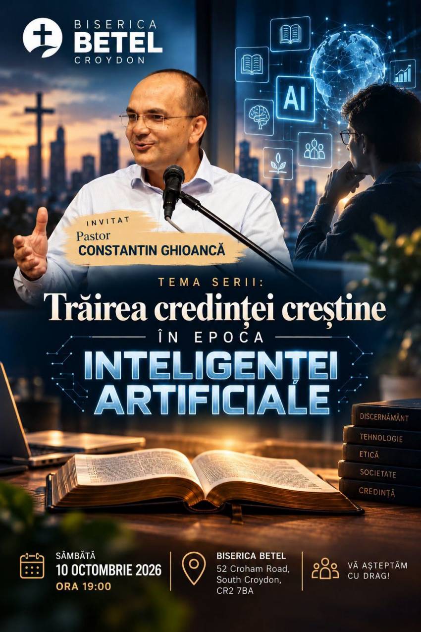 Costel Ghioancă la Biserica Betel Croydon