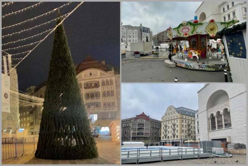 Și la Timișoara s-a deschis un Țarc de Crăciun. Intrare numai cu certificat verde...