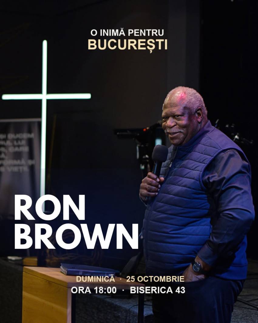 Ron Brown la Biserica 43 București