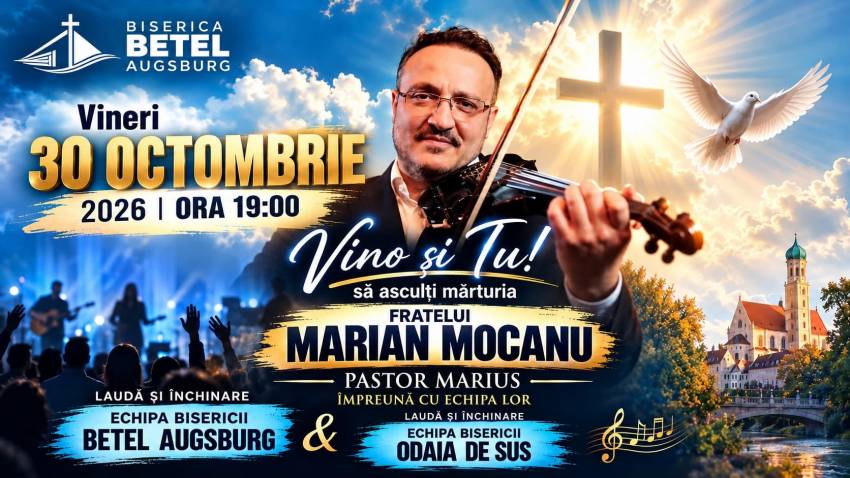Marian Mocanu la Biserica Betel Augsburg