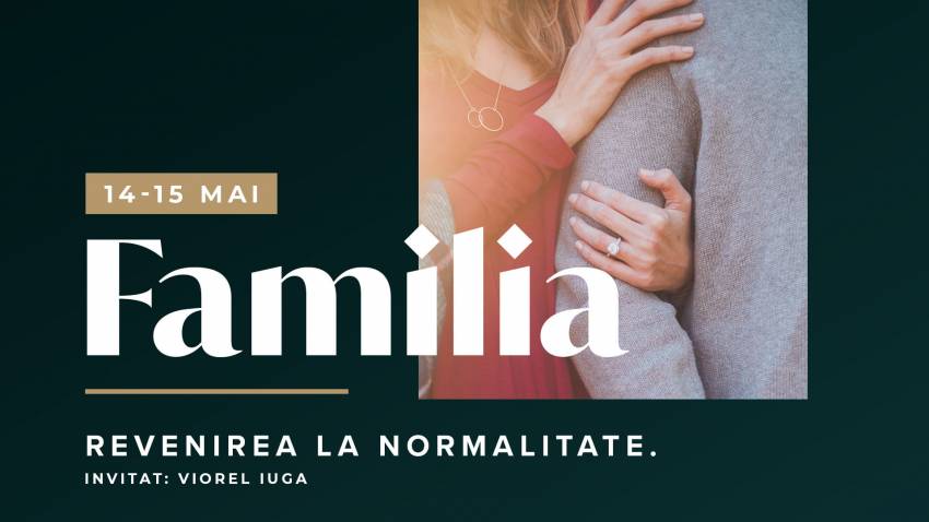 Conferință pentru familii cu Viorel Iuga la BBSO