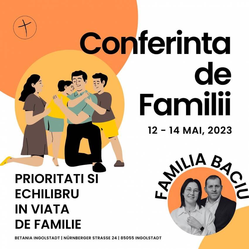 Conferință pentru familii la Biserica Betania Ingolstadt