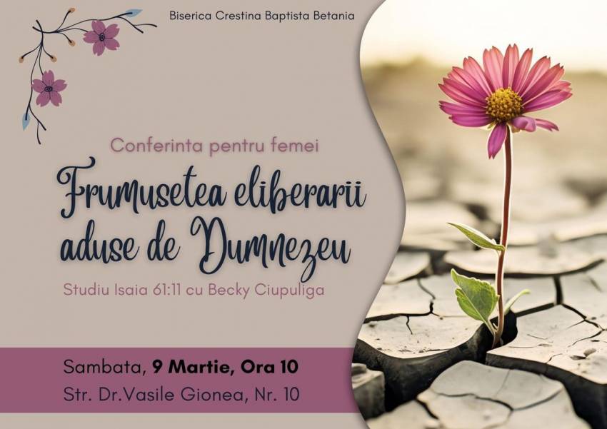 Conferință pentru femei la Biserica Betania Drobeta-Turnu Severin