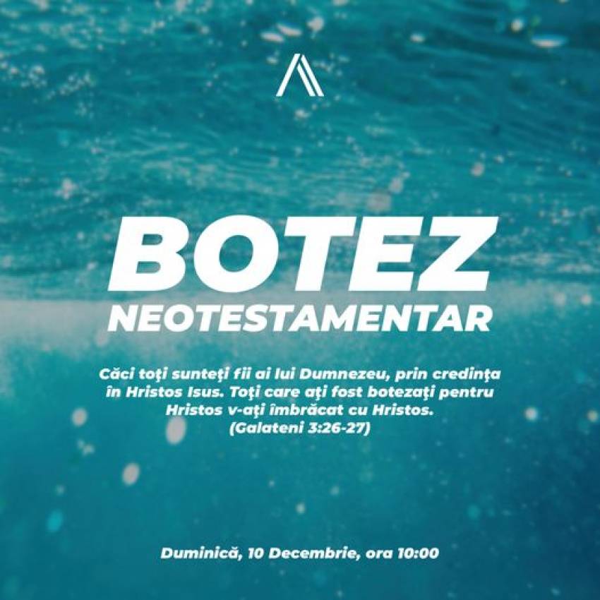Botez la Biserica Adoratio Florești