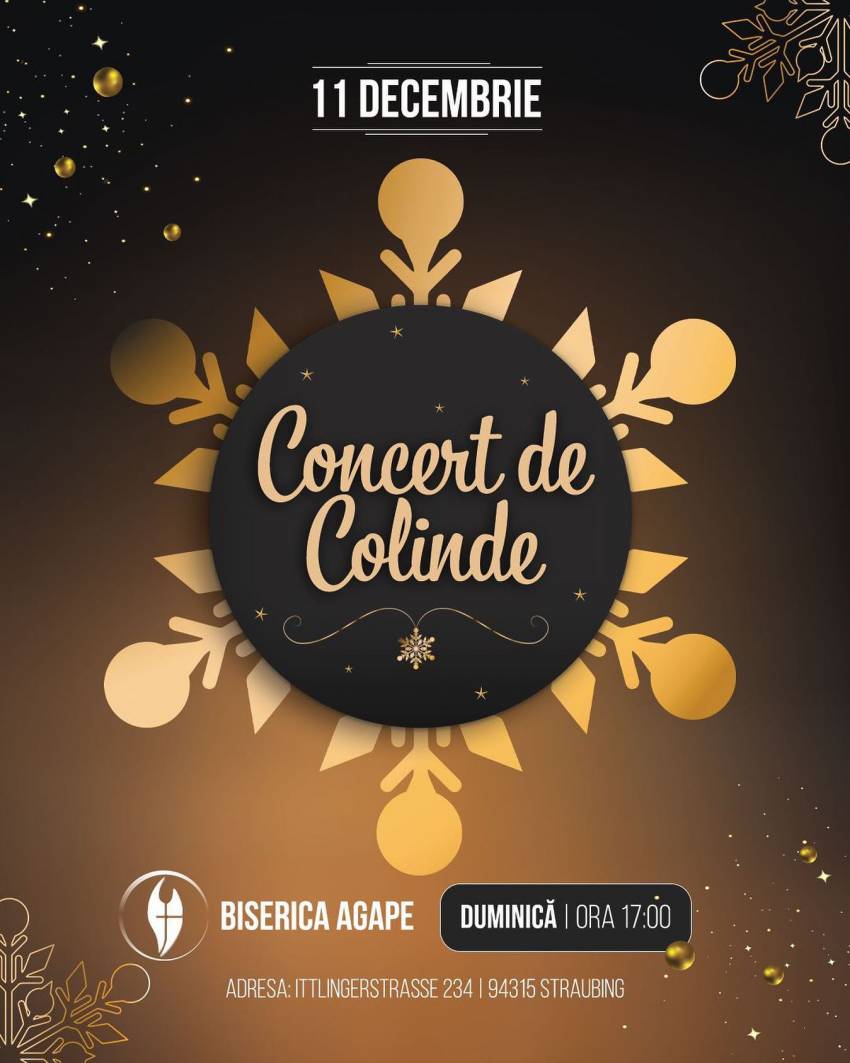 Concert de Crăciun la Biserica Agape Straubing