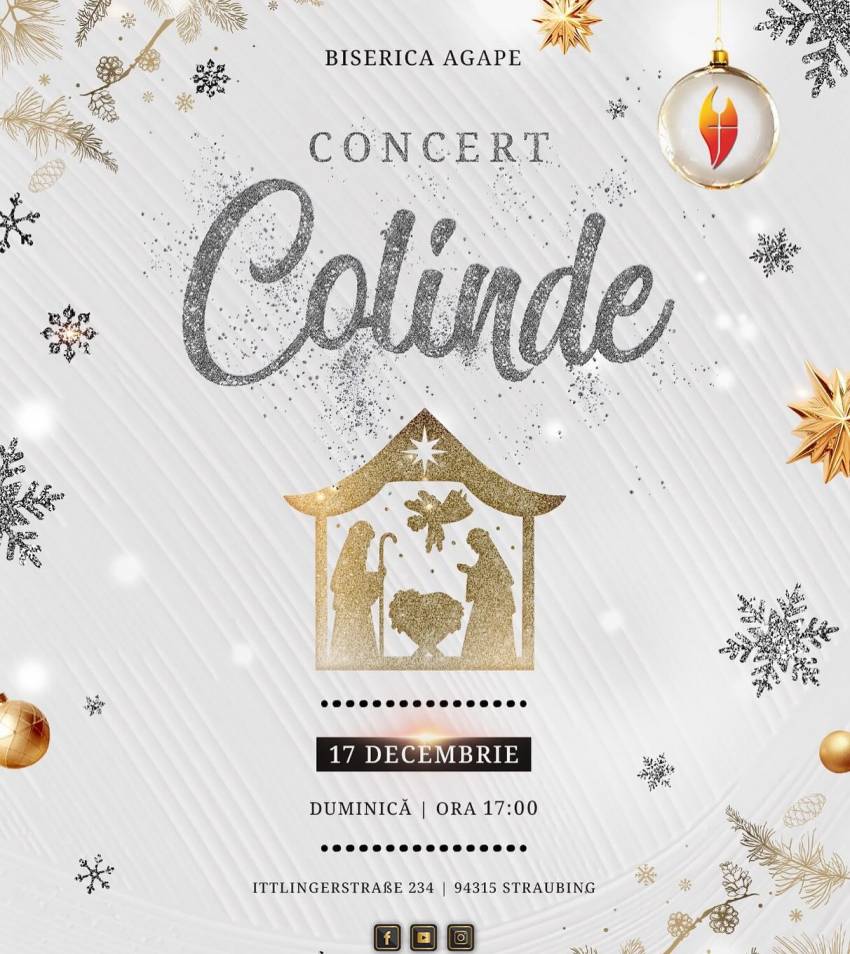 Concert de colinde la Biserica Agape Straubing