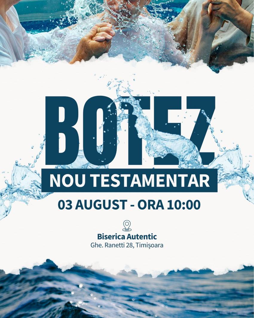 Botez la Biserica Autentic Timișoara