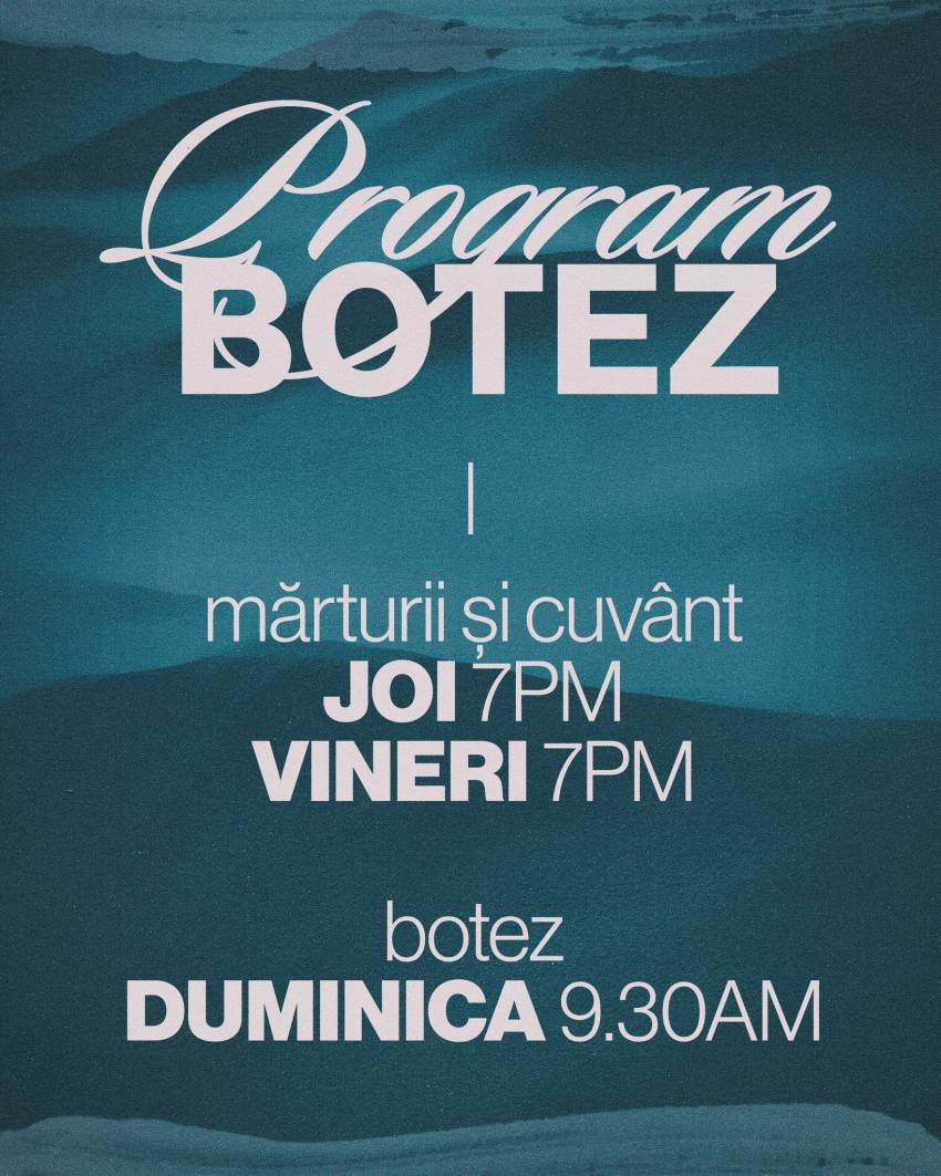 Botez la Biserica Betel Mănăștur Cluj-Napoca