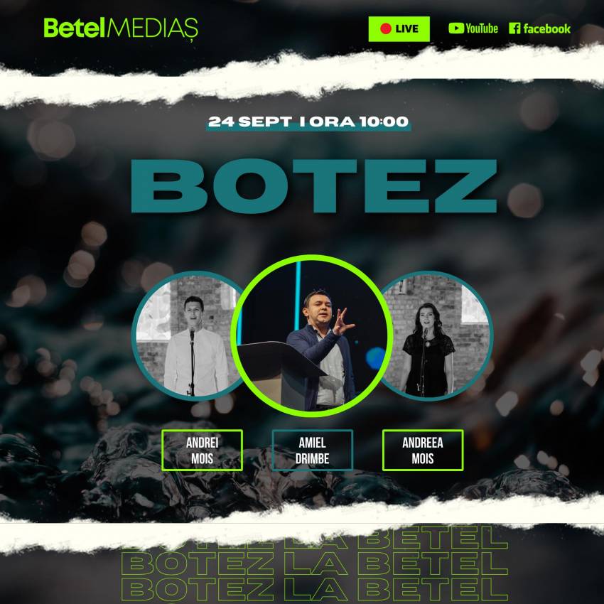 Botez la Biserica Betel Mediaș