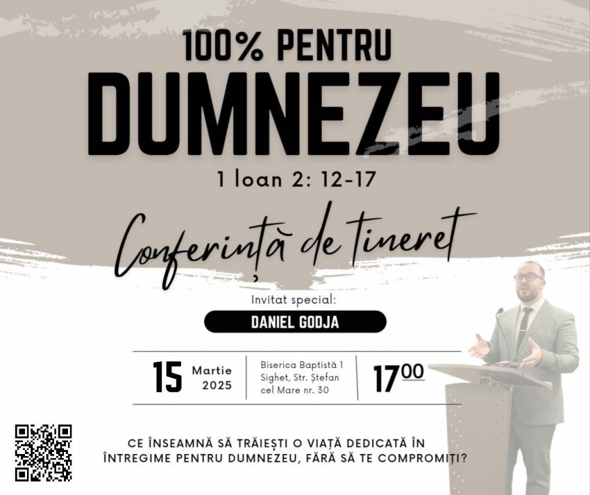 Conferință de tineret la Biserica Baptistă Unu Sighetu Marmației