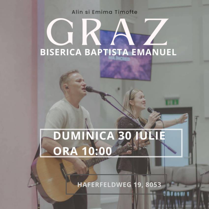 Alin & Emima Timofte la Biserica Emanuel Graz