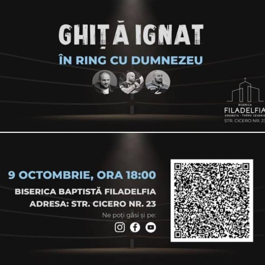 Ghiță Ignat la Biserica Filadelfia Severin