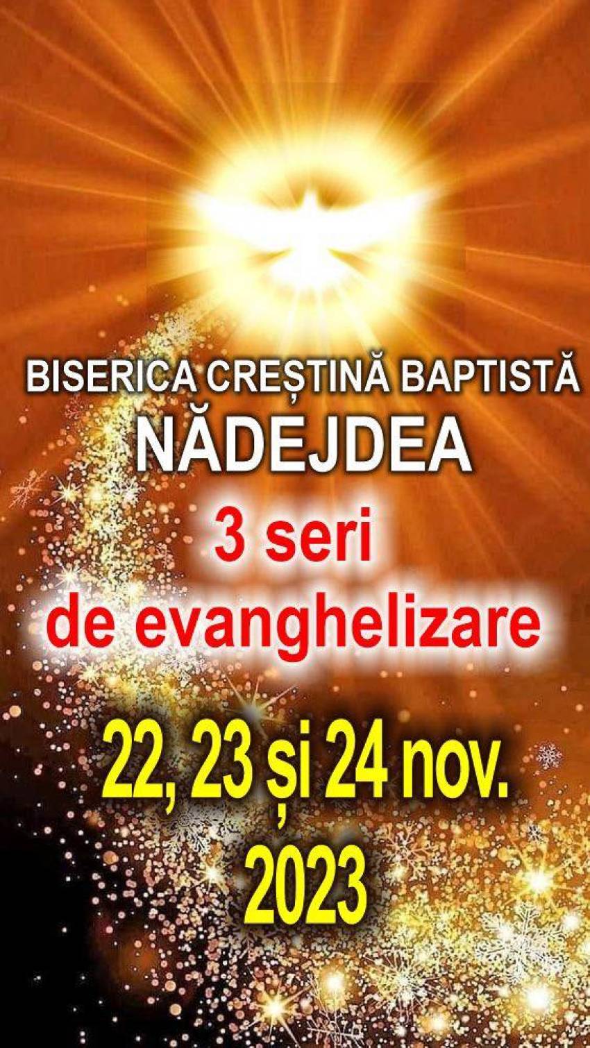Seri de evanghelizare la Biserica Nădejdea București