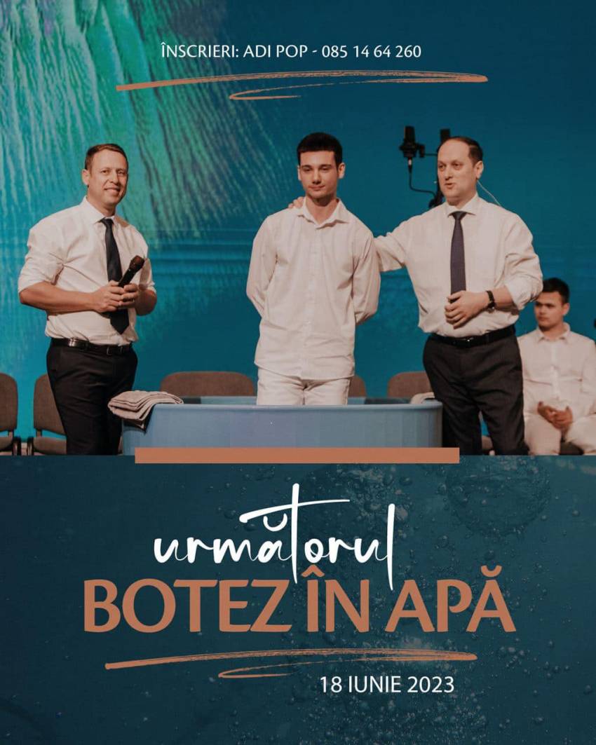 Botez la Biserica Betania Dublin