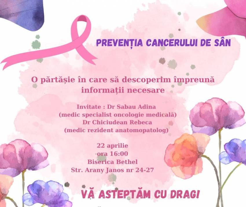 Conferință pentru femei cu Adina Sabău la Biserica Bethel Târgu Mureș