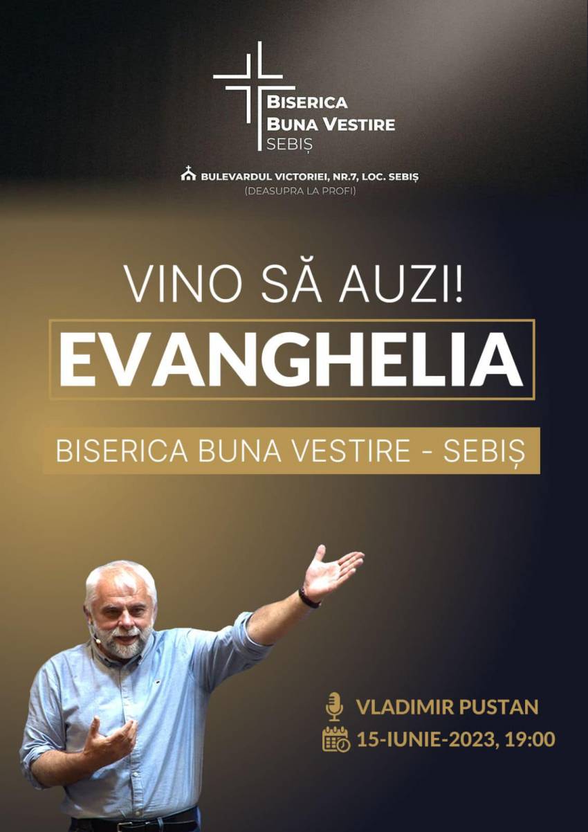 Vladimir Pustan la Biserica Buna Vestire Sebiș