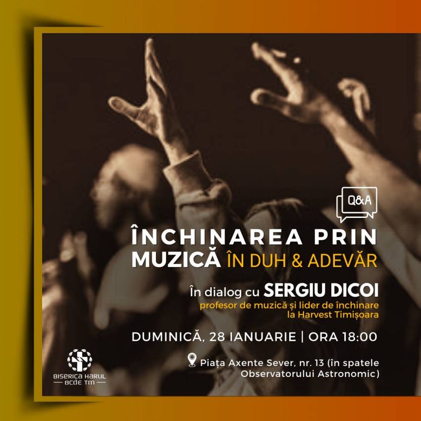 Sergiu Dicoi la Biserica Creștină după Evanghelie Harul Timișoara