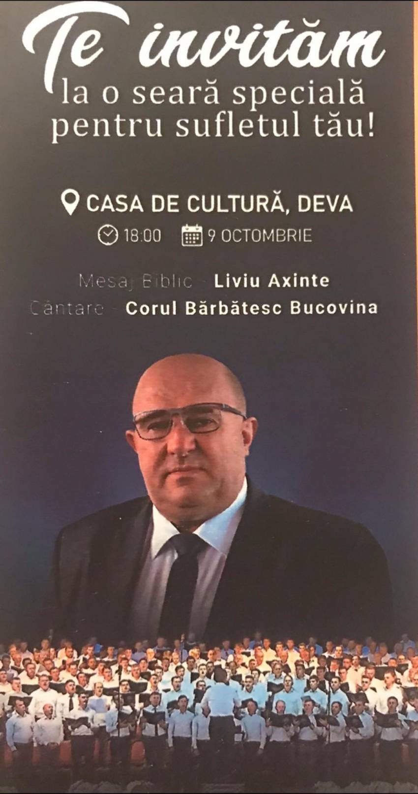 Liviu Axinte & Corul Bărbătesc Bucovina la Casa de Cultură Deva