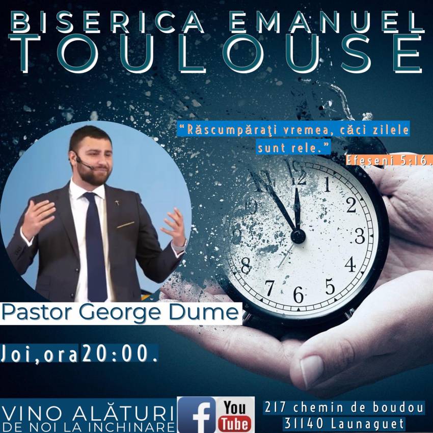George Dume la Biserica Emanuel Toulouse