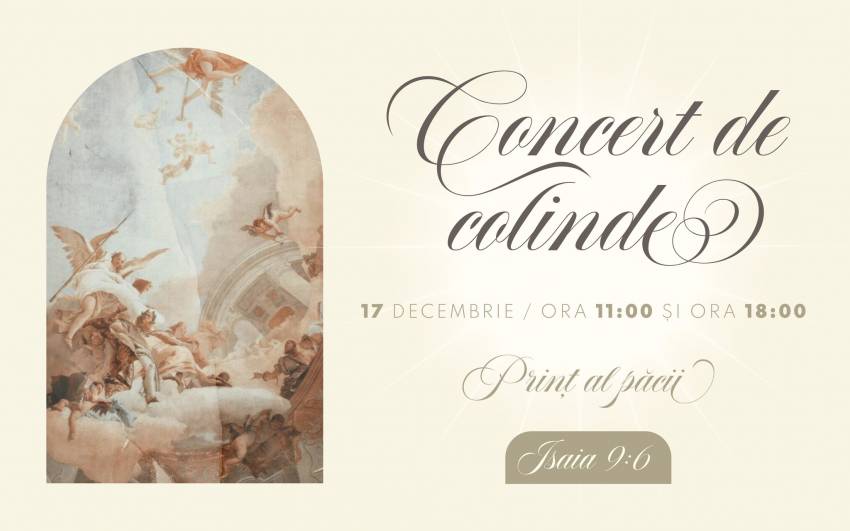 Concert de colinde la Biserica Emanuel Galați 