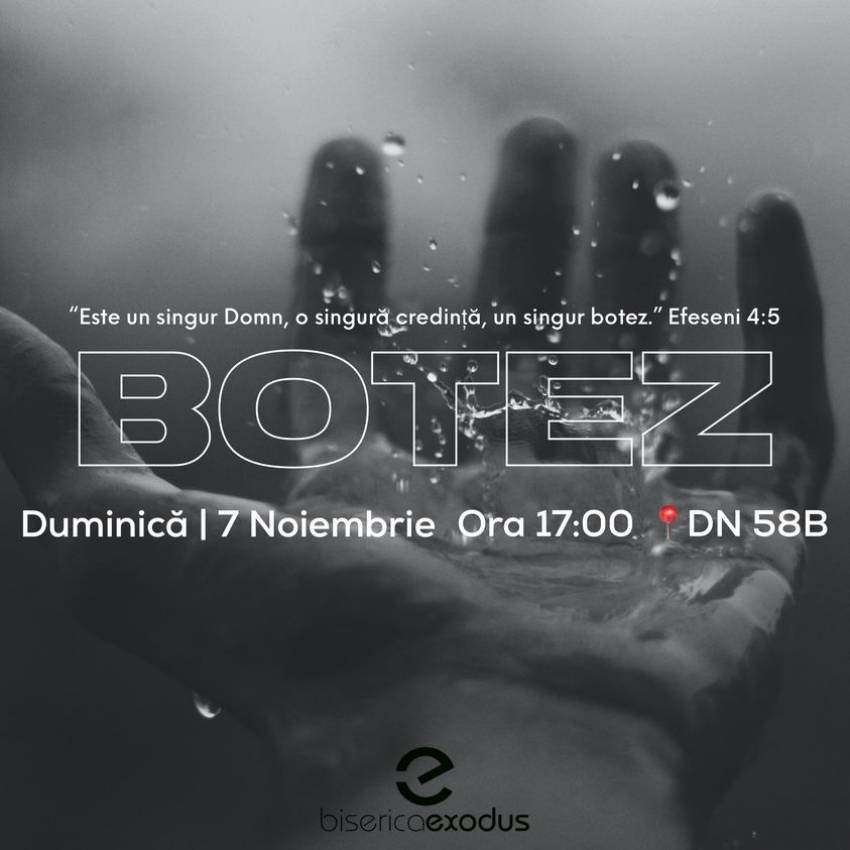 Botez la Biserica Exodus Gătaia